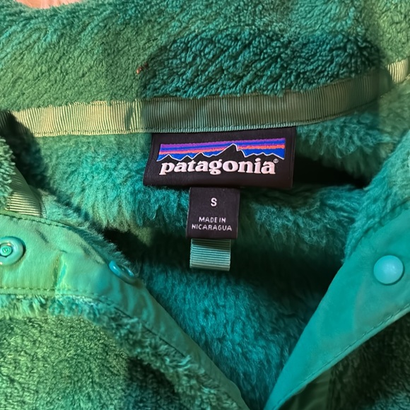 Patagonia Women's Re-Tool Snap-T Fleece Pullover emerald green S - Picture 2 of 4